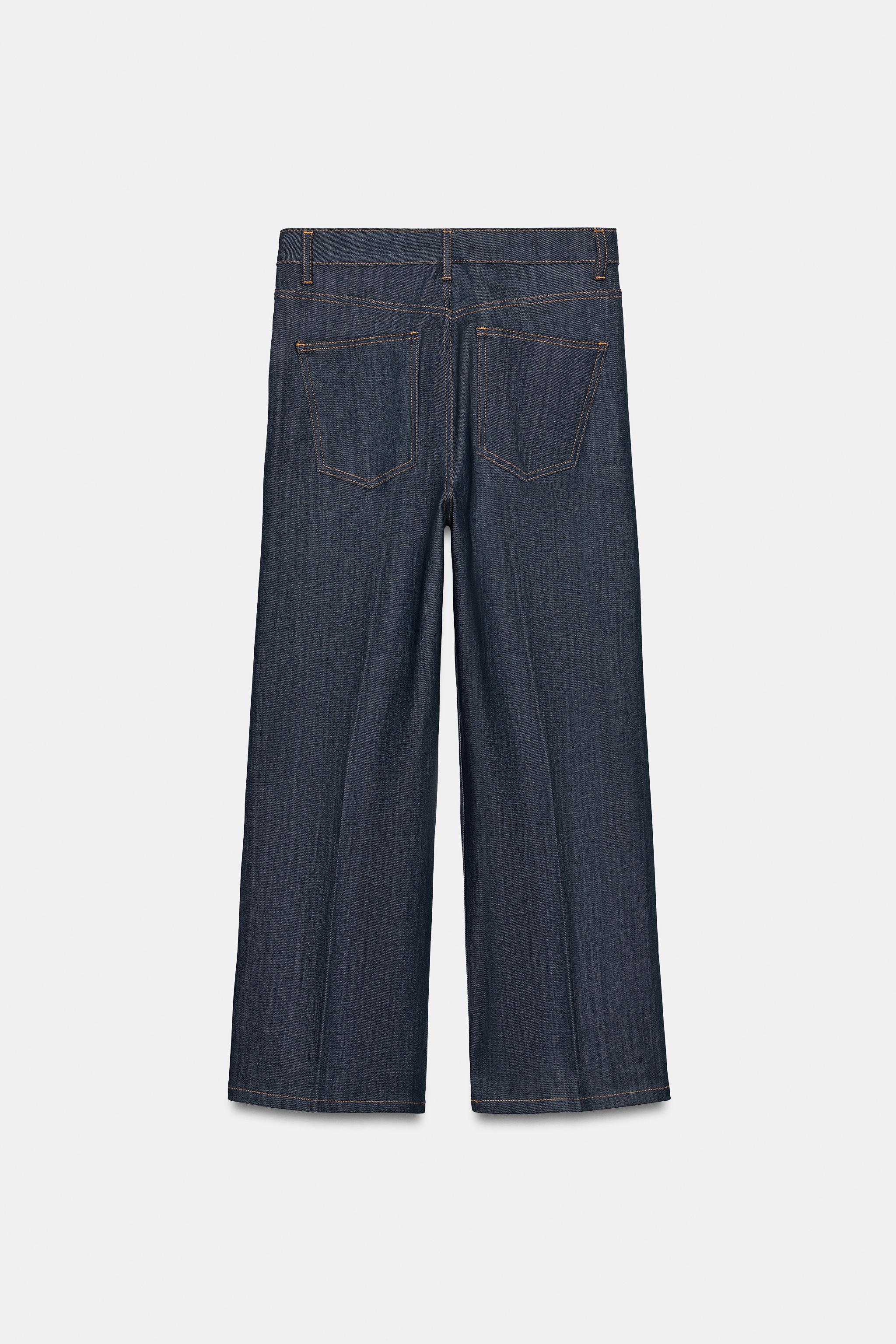 ZW COLLECTION WIDE LEG HIGH-RISE JEANS